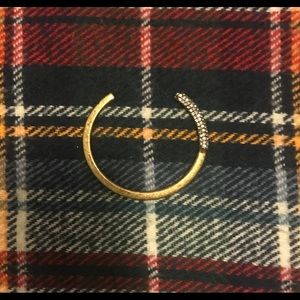 Bronze Clear Crystal Bangle